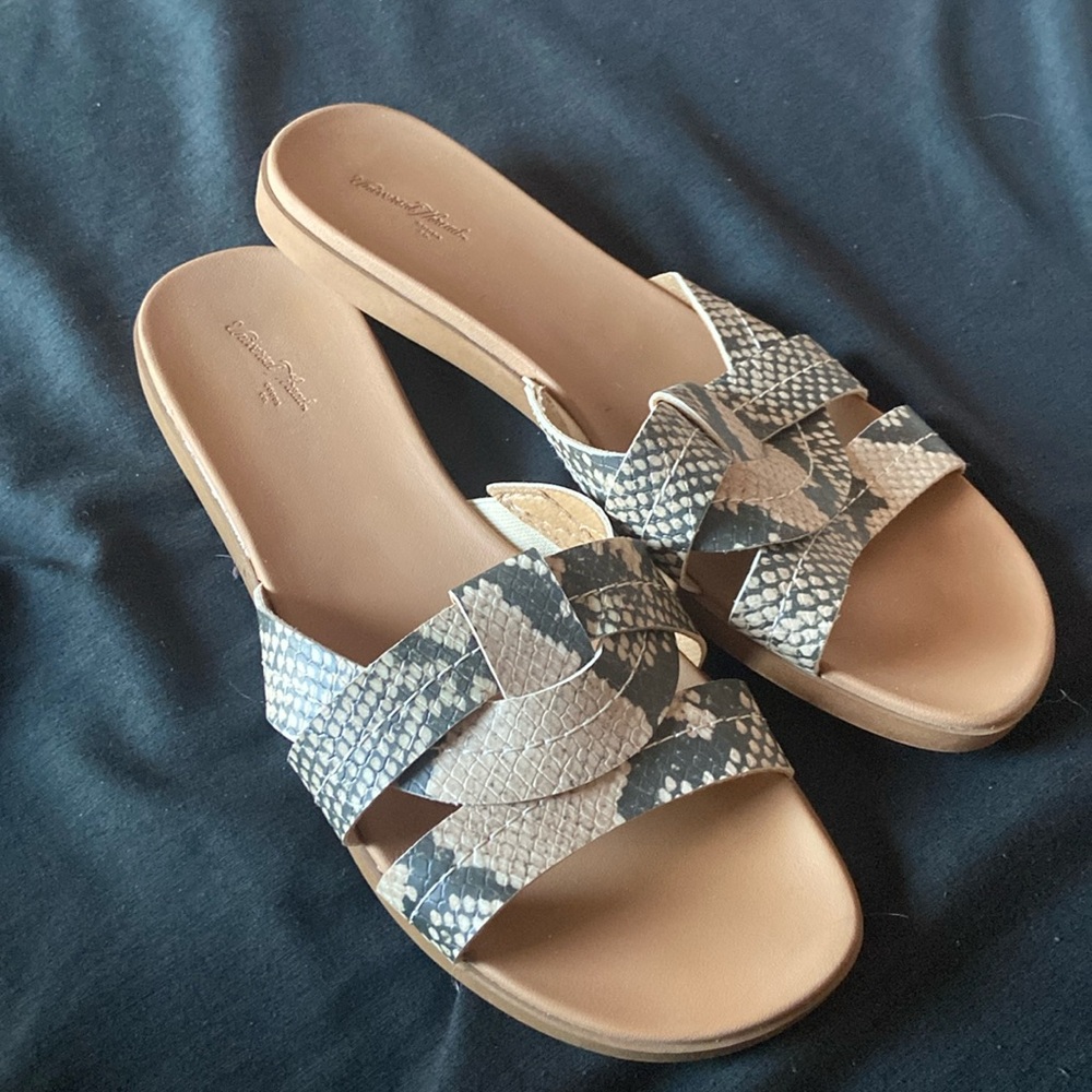 Snake Print Sandals
